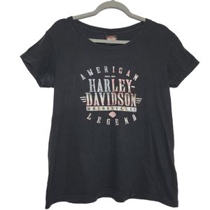 Harley Davidson Graphic T Shirt - Women's Large - Huntsville AL